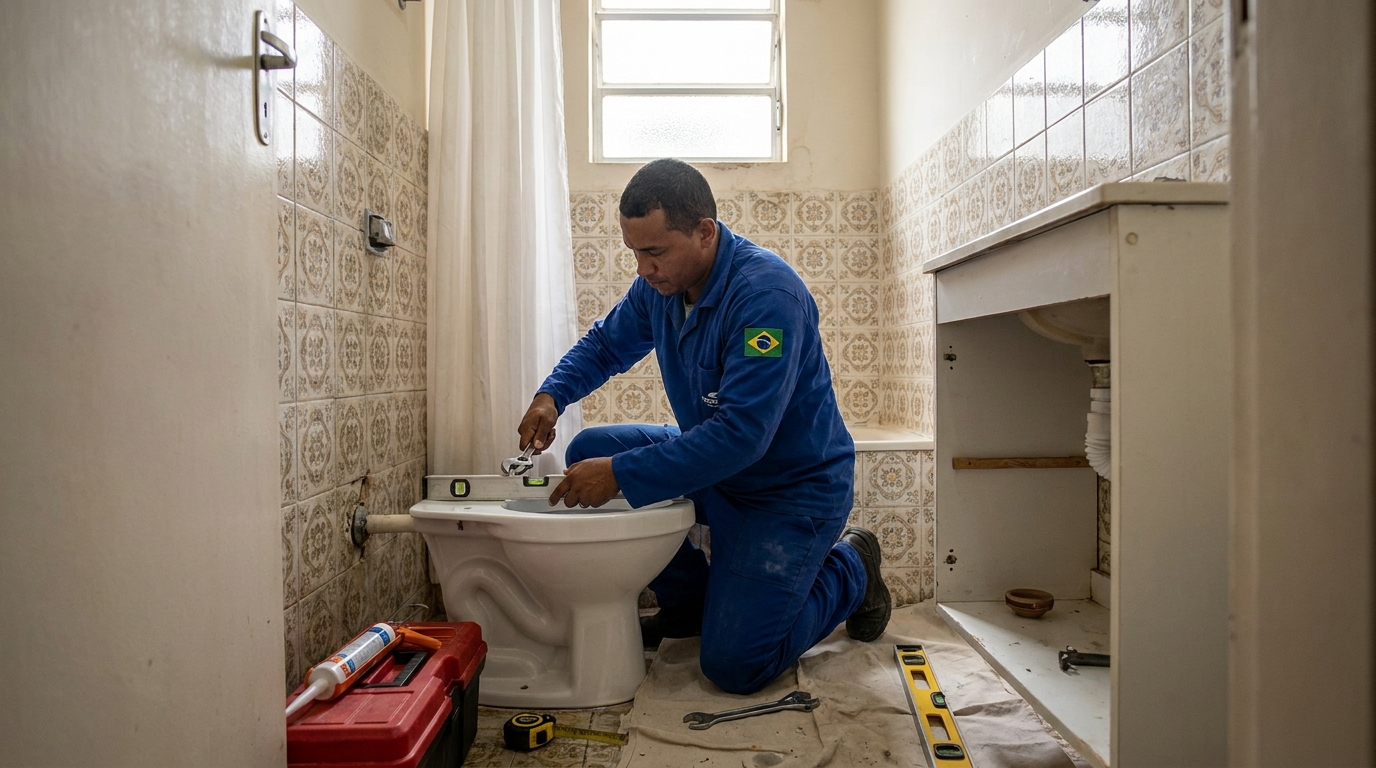 Ajuste de Base e Vedação no Valongo, Santos‑SP